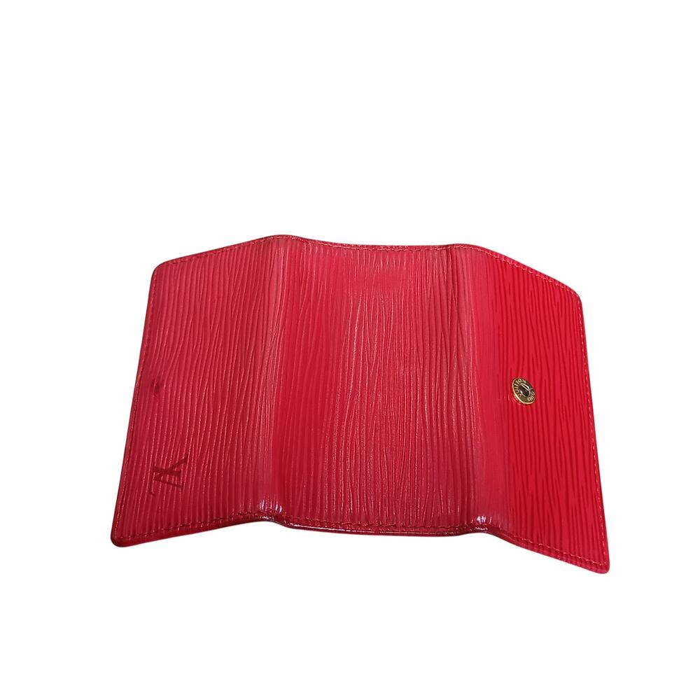 Authentic Louis Vuitton Key Holder Red Epi Leather 4 Hook Case - Picture 11 of 14